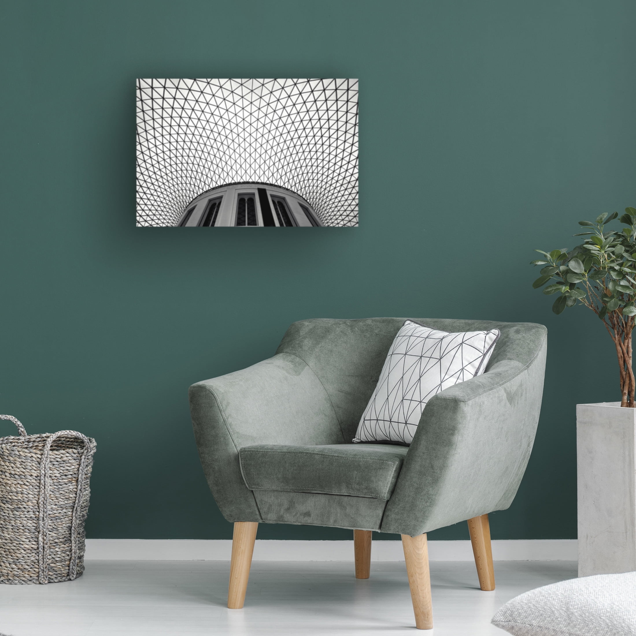 Canvas Wall Art - Dr. Roland Shainidze 'British Museum' Wall Art for Living Room, Bedroom, or Office Décor by Trademark Fine Art - 47 x 30 Inches