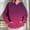 Hot Pink, variant on Women's Gradient Color Hoodie Thick Winter Sweatshirt Fleece Lined Pullover Casual Street Style Fall Winter Clothes Cute Sudaderas Mujer Pink M