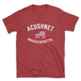 thumbnail image 1 of Acushnet Massachusetts Patriot Men's Cotton T-Shirt, 1 of 1
