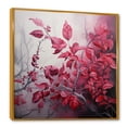 thumbnail image 2 of Designart "Charm Of Leaves In A Moody Overcast II" Leaves Floater Framed Wall Art Living Room, 2 of 5