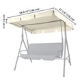 thumbnail image 2 of HighSound Stylish Replacement Swing Canopy, 2 of 6