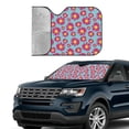 thumbnail image 3 of Kdxio Daisies Flowers Print Front Windshield Sun Shade,Folding Auto Sunshade for Car Truck SUV-, 3 of 7