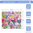 thumbnail image 5 of GZHJMY 12x12Inx6 Sets) Reusable Soft Face Towel,Kitchen Hand Towel Bathroom Absorbent Towel,Gym Hotel Spa-Watercolor Flowers, 5 of 7