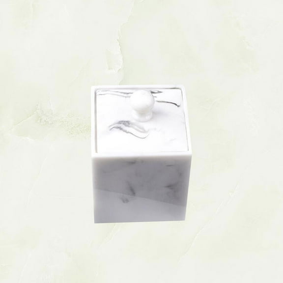unbranded 1Ud Caja Resinada Para Almacenaje De Bastoncillos Y Accesorios Pequeños