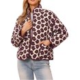 thumbnail image 2 of CHAQUETAS FLORES CASUAL INSPIRADORAS CHIC PARA MUJER, ABRIGOS TENDENCIA DE LARGA MANGA CON BOTONES, BEIGE, 2 of 6