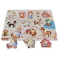 thumbnail image 1 of De Rompecabezas De Para , , Verduras, Animales, Tablero De Rompecabezas De Aprendizaje De , Rompecabezas De Clavija Ed Sunnimix Rompecabezas de madera, 1 of 7