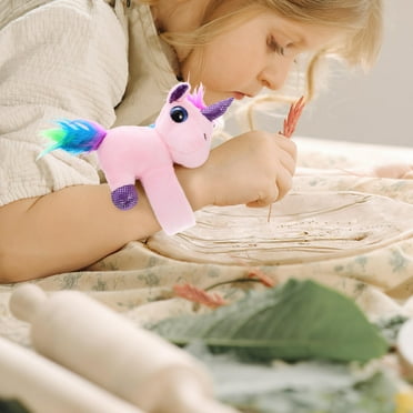 MLINS  Hugger Cute Slap Bracelets Stuffed Animal Plush Unicorn Child