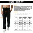 thumbnail image 7 of Tyhengta Men's Sweatpants Athletic Open Bottom Running Casual Sweatpants Straight Leg Pants with Pockets Dark gray L, 7 of 7