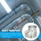 thumbnail image 4 of Reductor de conducto excéntrico Uxcell de 6" a 4", 1Pcs conector de conducto de hierro galvanizado, adaptador de conducto de aire redondo, 4 of 5
