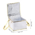 thumbnail image 2 of Uxcell Insulated Grocery Bag Food Delivery Tote Food Container 31cmx31cmx22cm White, 2 of 6