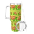 thumbnail image 2 of Goofa Cartoon Turtles 1 Print 40oz Ice Bully With Handle And Straw Stainless Steel Vacuum Insulated Cup And 2 In 1 Straw Lid, 2 of 8