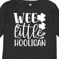 thumbnail image 3 of Inktastic St. Patrick's Day Wee Little Hooligan with Shamrocks Boys or Girls Long Sleeve Toddler T-Shirt, 3 of 4