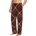 thumbnail image 6 of Naloa Buffalo Check Plaid Pajama Pants Men, PJ Bottoms, Sleep & Lounge Pants-Small, 6 of 6