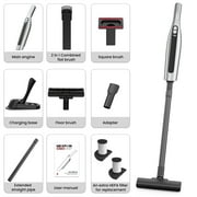 AUOSHI Cordless Handheld Vacuum Cleaner, 120W 18KPa Strong Suction, Dual HEPA Filtration, Portable Car and Home Vacuum with Multiple Attachments, USB-C Charging, One-Touch Empty Dust Cup
