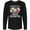 AB-Black, variant on Inktastic Promoted to Great Grandma with Flowers Long Sleeve T-Shirt