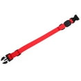 thumbnail image 5 of Glow in the Dark Waterproof 5/8" Wide Dog Collar - Red XS for Cats & Small Dogs, from Toy Doggie Brand - Adventure Proof Collection, 5 of 15