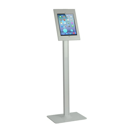 VIVO Anti-theft Key & Lock Adjustable Floor Stand Kiosk Public Display for Apple iPad Pro