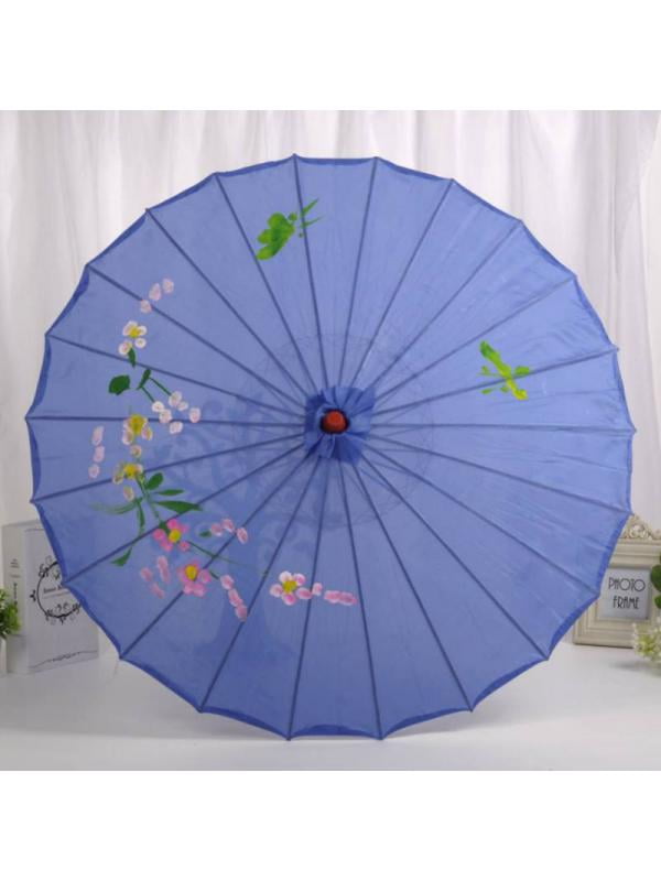 Retro Chinese Oil Paper Umbrella Parasol Wedding Dance Ceiling Decor Photo Prop
