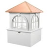 Good Directions Smithsonian Arlington Vinyl Cupola with Copper Roof - 26" Sq x 37"H