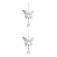 thumbnail image 3 of Bearachild Candelabro bola de cristal cuentas de arcoíris decoración de ventanas para el hogar atrapasol colgante decoración de boda favores mariposa de 60 mm + bola de 30 mm 2piezas, 3 of 6