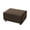 Brown, variant on GZXS Modern Velvet Upholstered Ottoman Footrest with High-Density Sponge Seat & Solid Wood Frame, 300 lbs Weight Capacity (Beige)