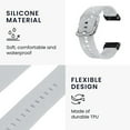 thumbnail image 4 of Flexible 26mm Silicone Watch Strap, Pin Buckle, Sweatproof, Perfect For Workouts, 4 of 8