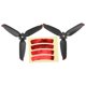thumbnail image 1 of 1 par de hélices FPV Drone 5328S de liberación rápida, palas de paleta para cuadricóptero para DJI FPV DroneRed, 1 of 10