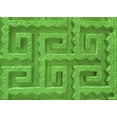 thumbnail image 1 of Ahgly Company Machine Washable Indoor Rectangle Transitional Dark Lime Green Area Rugs, 4' x 6', 1 of 7