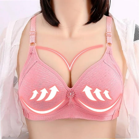 

SBYOJLPB Women S Bra Wire Free Underwear One-Piece Bra Everyday Underwear (Watermelon Red)