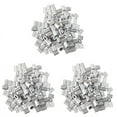 thumbnail image 1 of 300Pcs Aluminum Crimping Loop Sleeve for 3mm Diameter Wire Rope and Cable, 1 of 8