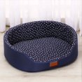 thumbnail image 1 of Soft Double-Side Pet Cat Dog Bed Big Dogs House Warm Sofa Cushion Large Pet Basket Blanket Accessories Medium Kennel Products ShopWise Round, 1 of 12