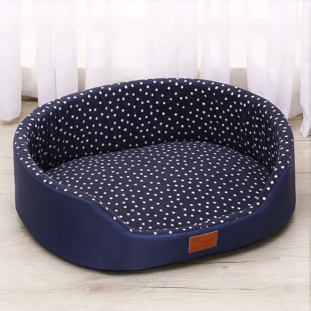 Soft Double-Side Pet Cat Dog Bed Big Dogs House Warm Sofa Cushion Large Pet Basket Blanket Accessories Medium Kennel Products ShopWise Round