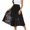 Black, variant on Vedolay Fringe Skirts Women's Plus Size Knit Panel Skirt Soft Knit Skirt,Black L