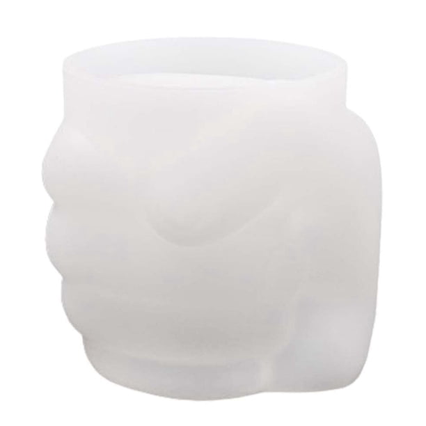 Molde de resina Epoxy con forma de puño, molde de silicona para jarrón artesanal, soporte para bolígrafo para joyería, Compatible con decoración del hogar