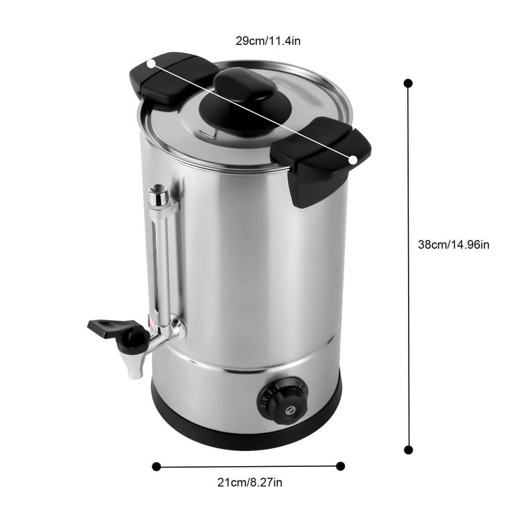 Free shipping Cup Capacity Hot Water Boiler Urn with new Twisloc˜ Safety  Locking Tap, Metal Spout, Stainless Steel Double and - AliExpress