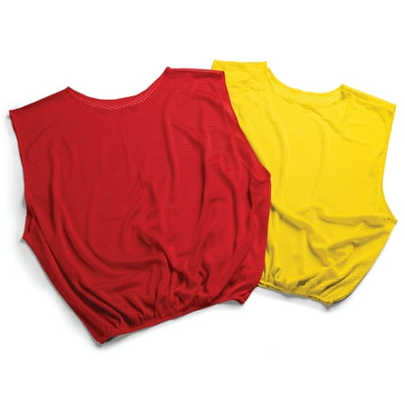 UPC: 0038472124597 | SKLZ Adult Red Mesh Practice Jersey 6 Pack