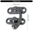 thumbnail image 3 of Zinc Alloy Vintage Lock Swing Arm Latches for Bird Houses Children's Dollhouses, 3 of 11