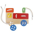 thumbnail image 4 of 2xKids Tren De Juguete Montessori De Madera Juego De Enhebrado Con Cordones Juguete Para Regalo Educativo Sunnimix Juguetes de madera para niños, 4 of 8
