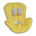 thumbnail image 1 of Arnés para asiento de coche de muñecas para bebés con decoración suave, elegantes regalos para niños, accesorio para asiento de muñecas DIY, asiento Amarillo, 1 of 9