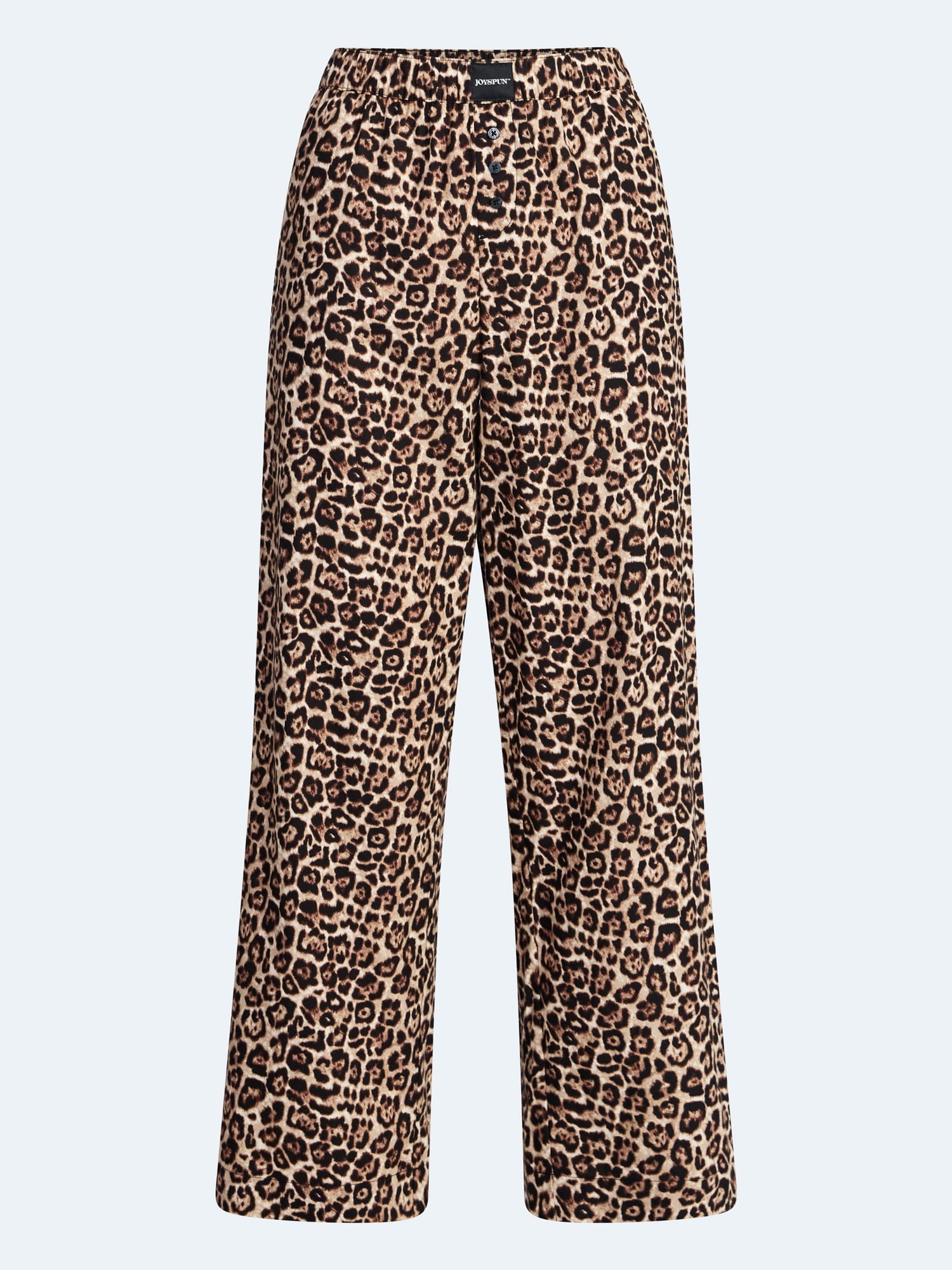 Joyspun Women's Poplin Sleep Pants, 30'' Inseam, Sizes XS-3X