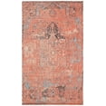 thumbnail image 2 of SAFAVIEH Saffron Erksine Geometric Polyester Area Rug, Rust/Blue, 4' x 6', 2 of 7