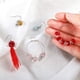 thumbnail image 3 of 360 cuentas espaciadoras de plata 12 estilos oso de fresa accesorios de joyería para la fabricación de joyas, 3 of 5