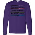 thumbnail image 3 of Inktastic Funny Flute Music Quote Long Sleeve T-Shirt, 3 of 5