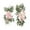 Pink, variant on S SERENABLE 2Pcs Silk Flowers Wedding Arch Flowers Door Floral Backdrop Artificial Flower Swag for Party Stage Performance Farmhouse Home Orange