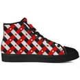thumbnail image 4 of Aidianart Womens Canada Flag High Top Canvas Sneakers High Top Shoes Size 12, 4 of 5