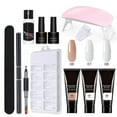 thumbnail image 2 of 11-Piece Solid Extension Gel Set, Kit 5 - 15Ml X 7 Colors Nail Extension Starter Set for Beginners, Sets & Kits Easter Mother'S Day Nail Makeup Organizers, 2 of 2