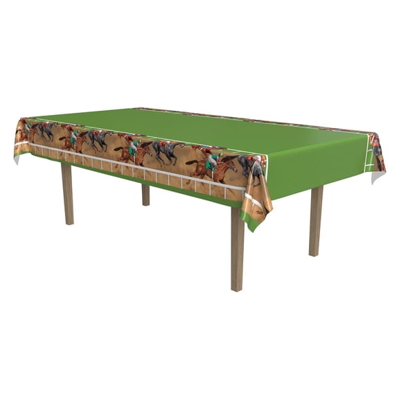 12 Pack Bulk Horse Racing Party Tablecover