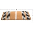 thumbnail image 2 of Imports Decor Printed Coir Doormat, Black Stripes, 18-Inch by 30-Inch, 2 of 5