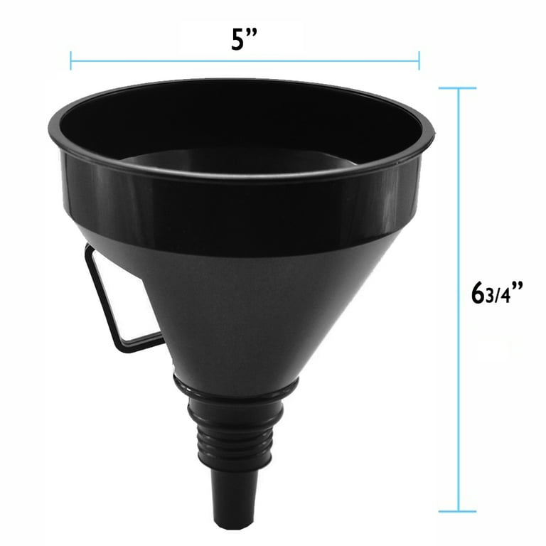 Plastic funnel filling funnel with strainer gasoline diesel oil