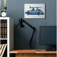 thumbnail image 2 of Stupell Industries Vintage Blue Car Retro Beach Surf Style Canvas Wall Art Design by Paul McCreery, 2 of 6